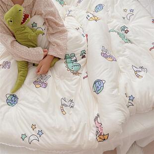 mikiA类母婴A类针织针织棉大豆被春厚秋宝被宝全棉儿被子加保童暖