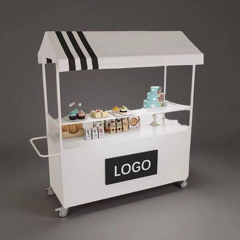 摆摊SLG小推车外花集车市商场促销网户红市摊位小夜吃移动铁艺地