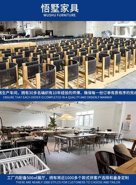 藤沙编户沙外发茶几组合设计师阳台厂休65175闲沙发套装户外柚木