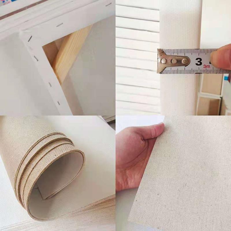 △细画100X2框00亚麻布F765S897框中纹油丙烯画框4米加厚定做油画