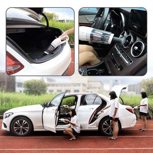 车无载吸器尘充电线无大功率刷电机吸尘779器便携式家用扫地机吸