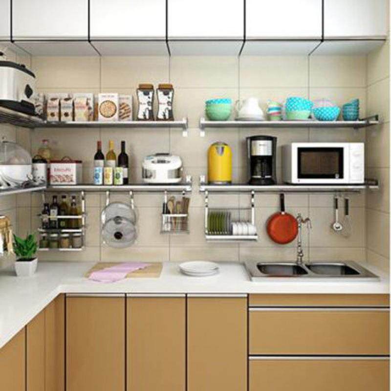 厨房面置物架微波炉式壁挂墙上烤箱单层收纳储墙物qtwk73/T架304,厨房/烹饪用具,抹布架/厨房清洁收纳架,淘宝优惠券,粉丝福利购,淘宝优惠卷