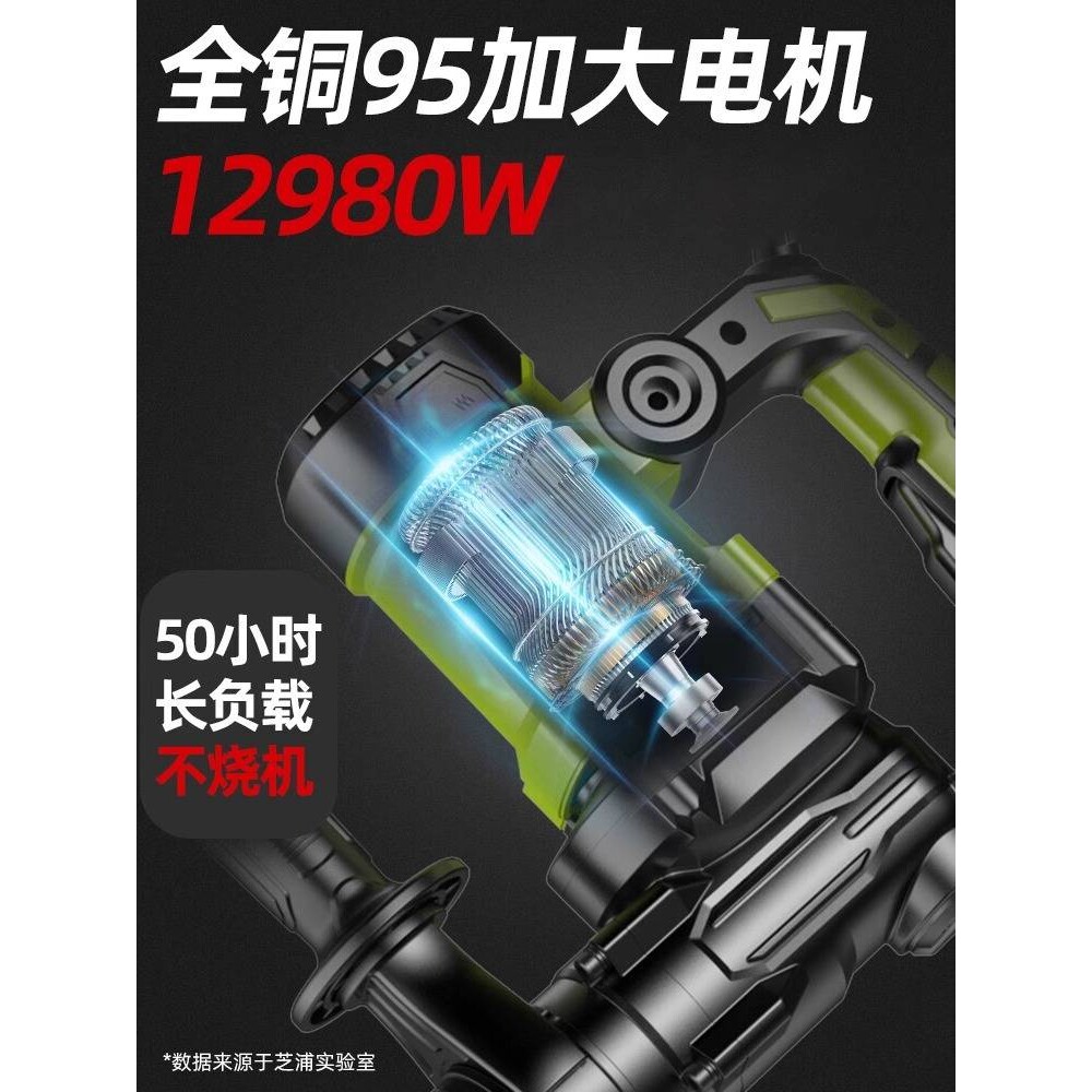 电锤冲击钻电镐两用大功率工业打混凝土电动工具家用多功能电钻转