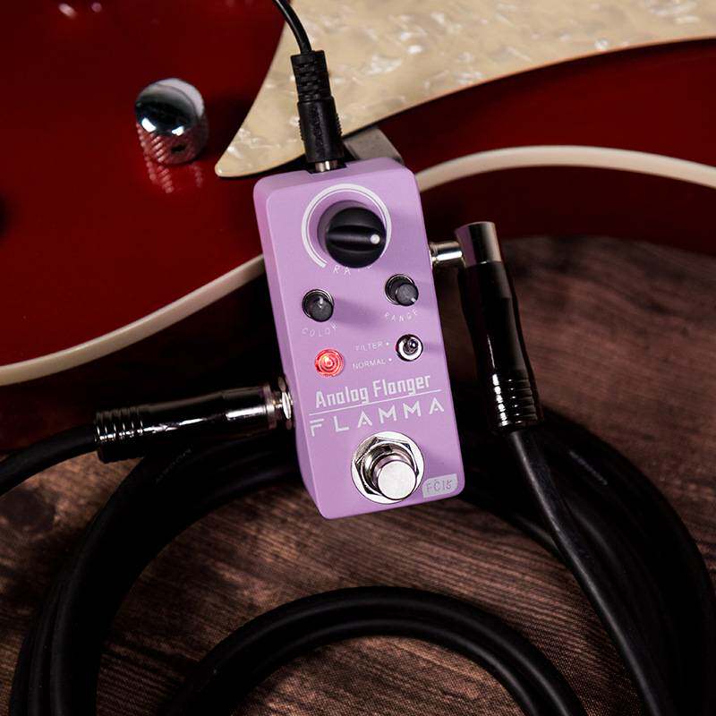 FLAMMA电吉他经典模拟镶边单块效果器迷你便携纯直通静态滤波FC15