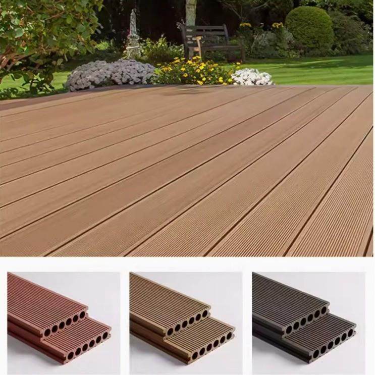 塑木地室外露台木板塑塑板庭院阳台园林工程防地腐木PUD地板户外