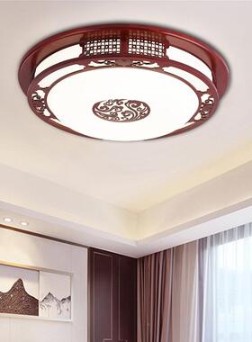 新式吸顶灯实木厅代灯36339仿古中典现中式灯具中国风餐厅卧室客