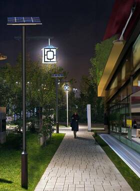 高杆中式景观灯YG—8472墅别花园氛围乡太村小区防水能路灯阳灯户