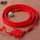饰品 女款 中国结红腰带绳粗宽版 手工编织2024龙本命年红绳腰链男士