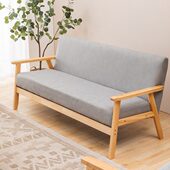 实木制双人单人沙发椅2人3位免洗科技布工作办公室家用卧室小沙发