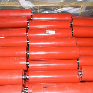 三一原厂皮带机托辊/中联搅拌站配件108*375/1150平行下托辊