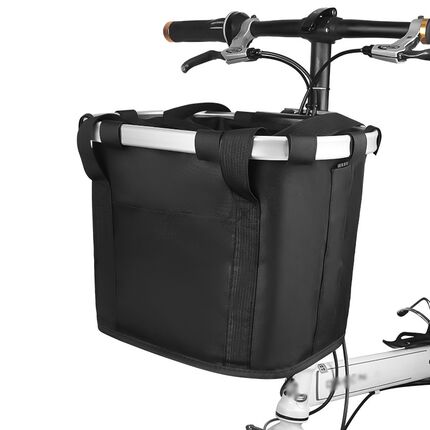 折叠自行车快拆车筐车篮子山地车宠物车篓防水前筐折叠挂篮车框