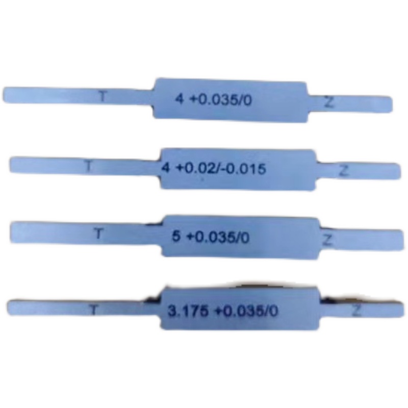 键槽塞规双头片形检测槽宽槽用量规N9P9JS9H9D10塞片块规检具定制