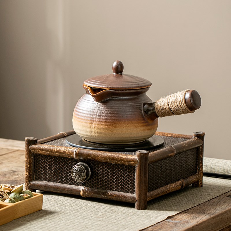 可干烧罐罐煮茶壶器围炉煮茶大容量陶罐炖烤奶炖梨炒茶水果花茶壶