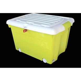 。子可387车箱载整理箱带锁学生9料物上锁收纳箱新款的塑料手提塑