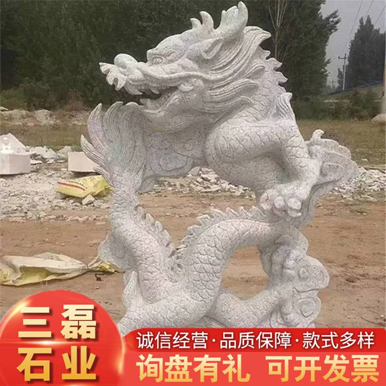 源头厂家中式庭院石雕青石石狮子 十二生肖动物石雕 石雕动物摆件