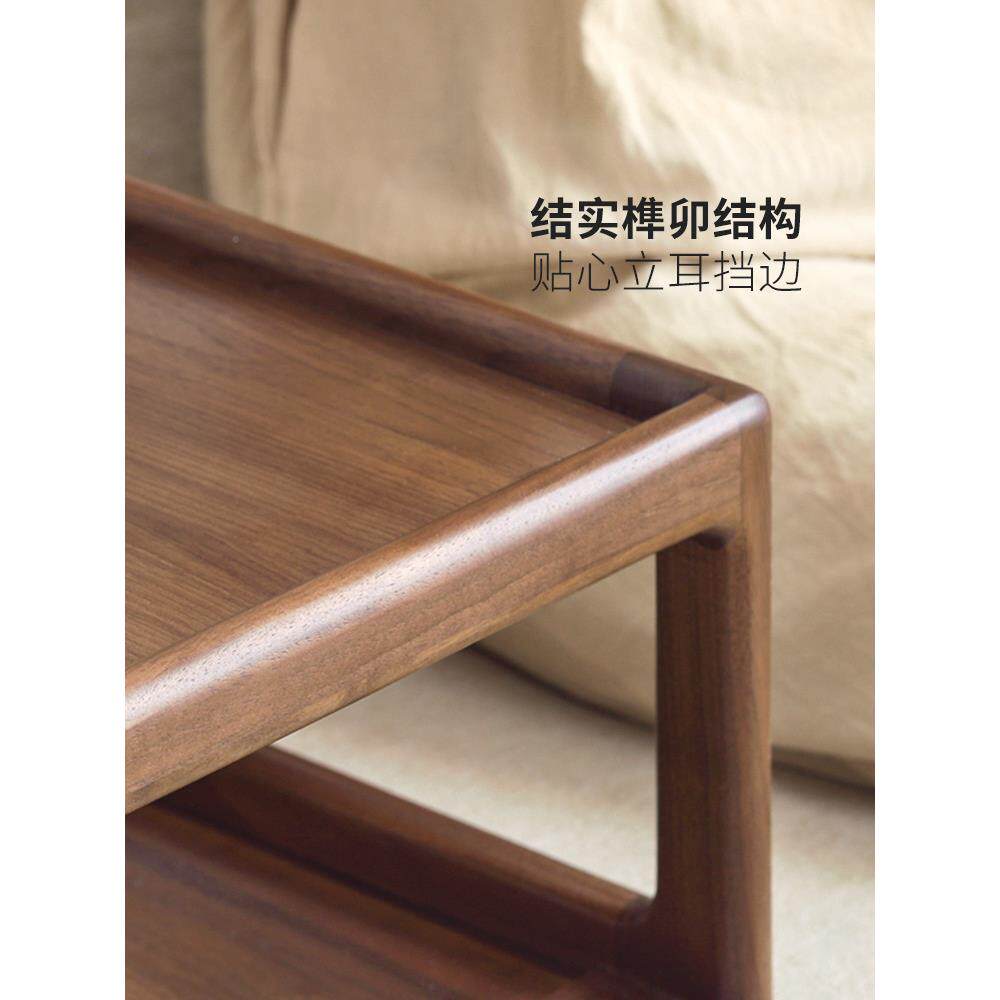 实木炕几黑胡桃木飘台8500茶几罗汉床茶桌日式榻炕榻米茶台阳窗桌