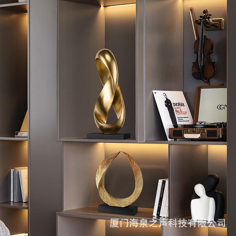 简约轻奢八来财树脂工艺抽008酒象摆件电视柜柜玄关背景品柜装饰