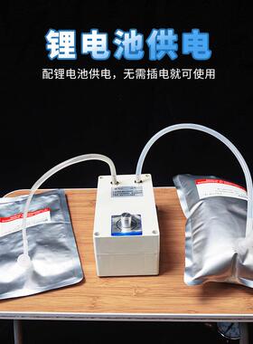 小型负压打气INU抽样真空泵机吸泵气抽滤体采循环泵实验室1气2V电