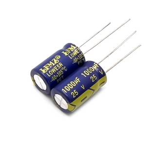 LFMZ源头工厂铝电解电容插件 25v1000UF 10x17电解电容规格齐全