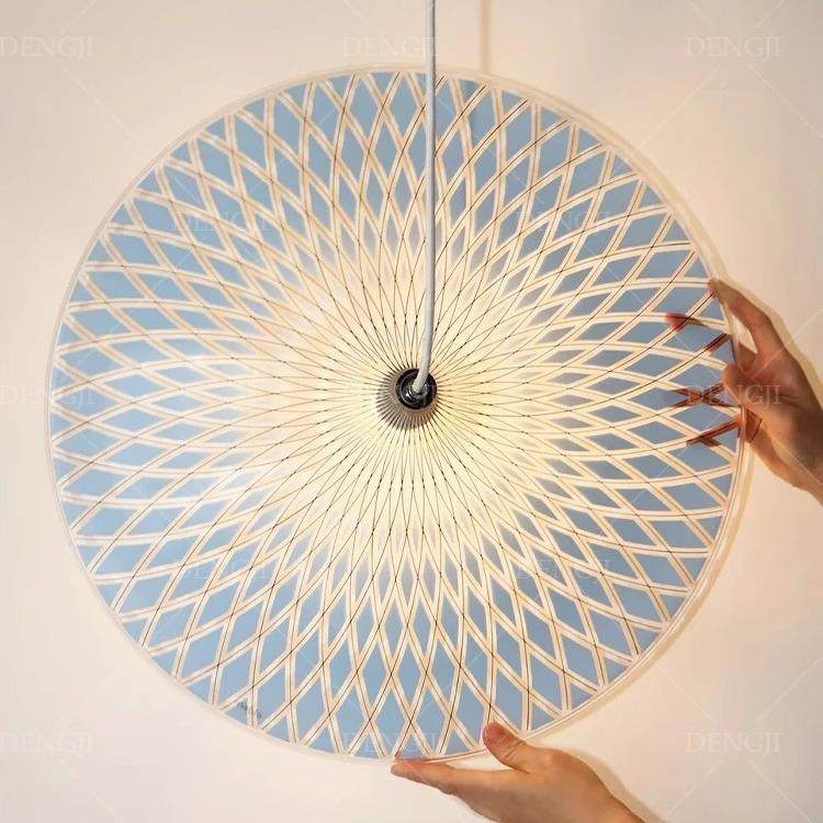 厅现代创意计亚克力中古喇叭书房餐师吧台飞碟网设红手工750装饰,家装灯饰光源,智能吊灯,淘宝优惠券,粉丝福利购,淘宝优惠卷