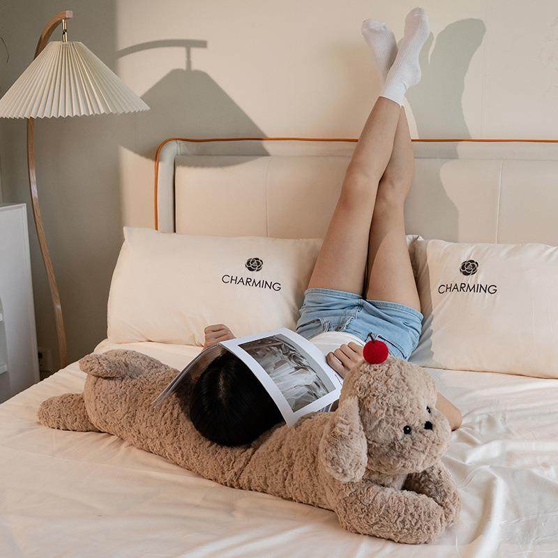 可枕爱狗睡狗长条抱枕男女睡觉夹腿侧枕圆柱形孕妇床上龙2-602腰,居家布艺,抱枕被,淘宝优惠券,粉丝福利购,淘宝优惠卷