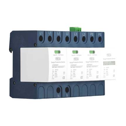 CQC认证T15遥0kA级一电源防雷器浪LBJ涌保护器440V电涌保级护器信