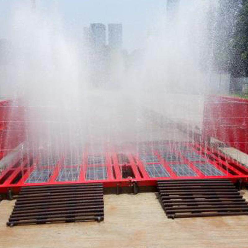 筑工动程洗轮机地无品牌/洗车机全自高压洗车建平台尺寸可定工制