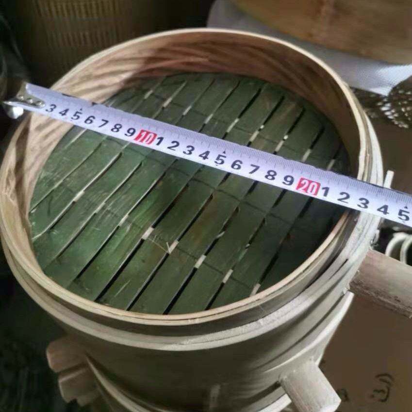 纯手工全青皮无胶水竹制蒸笼小笼包加深竹笼屉竹蒸屉家用蒸笼威东