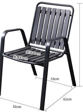 外椅QFK休椅餐厅椅宿舍家用椅椅椅1闲餐凳子靠背户摆摊卧室单人椅
