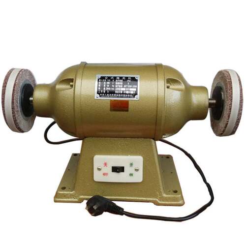 西湖小型750W1.1KW台式抛光机     铜线电机铸铁件打磨抛光打磨机