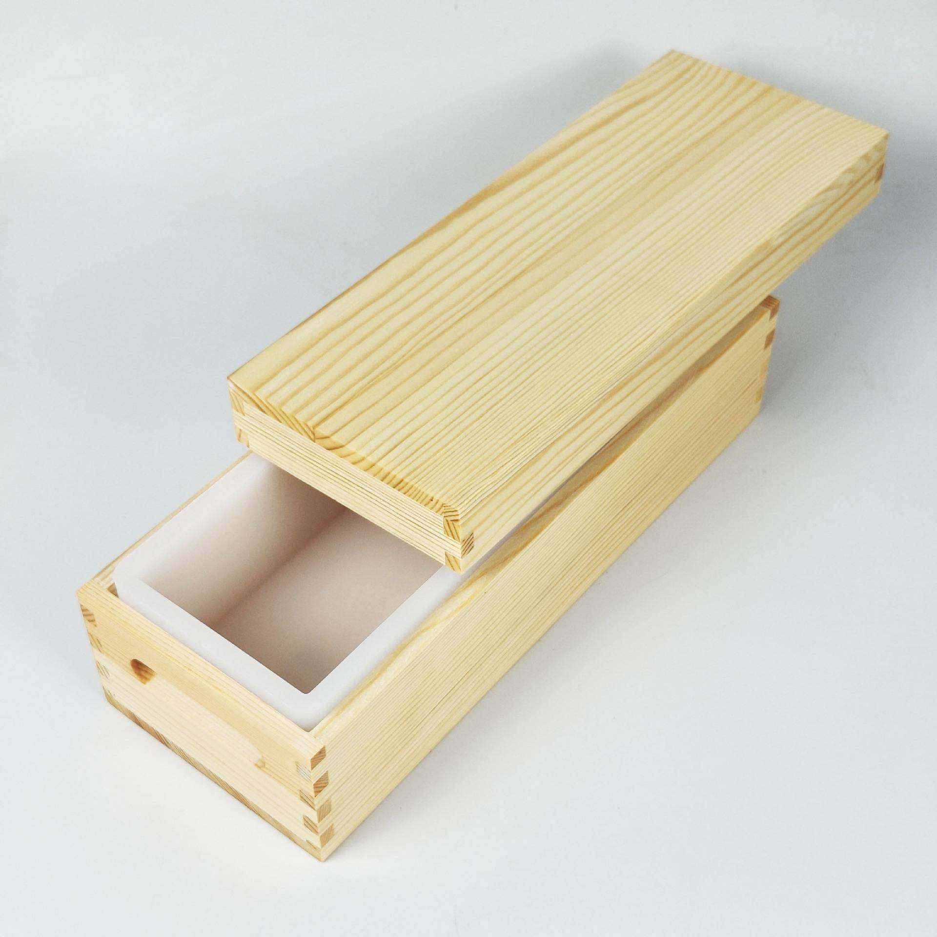 2025新品木盒001长带盖渲方体手工皂染模具度8cm高度6cm容量1300m