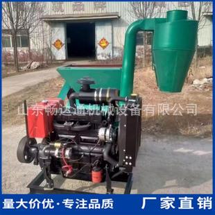 沙克龙秸秆粉碎机稻杆饲料粉糠机自动进料麦草稻草磨糠机