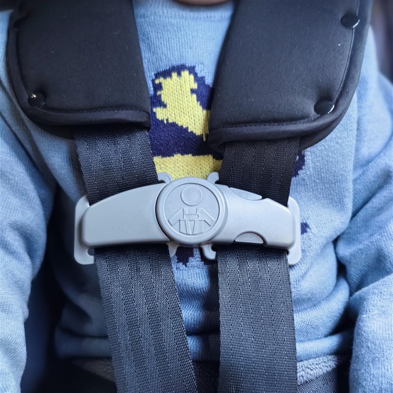 汽车儿童安全座椅肩带胸扣卡扣带子固定器宝宝防脱V调节锁扣婴儿