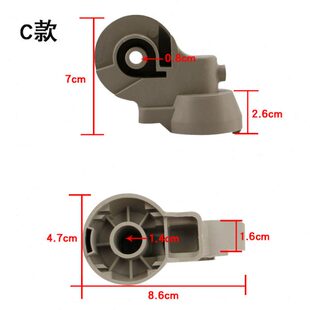 现货电风扇弯头支架落地扇台扇壁扇连接头支架天桥弯头风扇连接头
