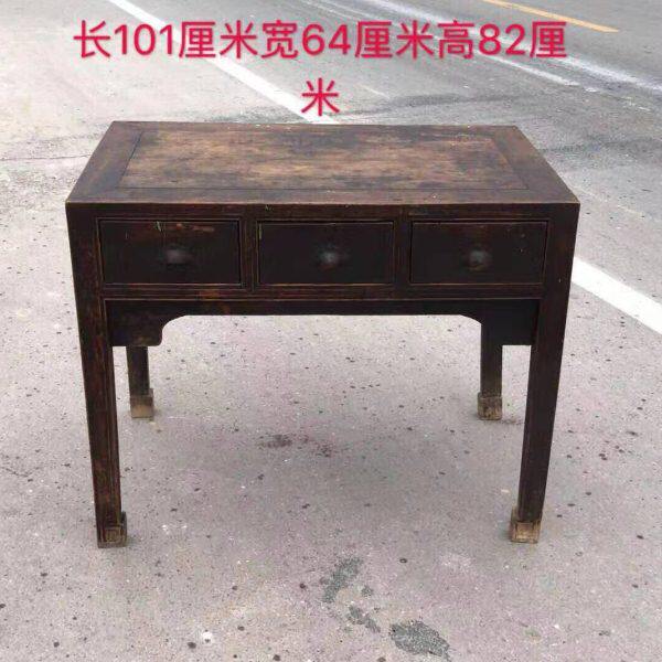 怀旧老桌子博物馆收藏影视道具老木桌子怀旧收藏摆件复古老物件