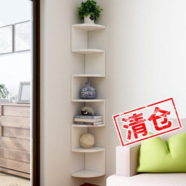 墙角置物架转角板拐角墙上卧室墙壁角落书架厨房三角墙面收纳装饰,收纳整理,阳台置物架,淘宝优惠券,粉丝福利购,淘宝优惠卷