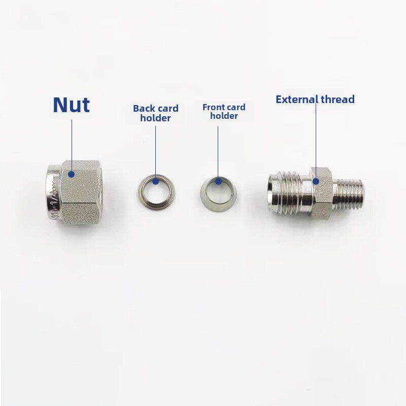 /NPT外丝转卡套直通减压阀出口//L终端接头MC