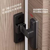 免打孔插销门栓室内门锁卫生间推拉门扣移门卡扣老式 房门闩锁 明装