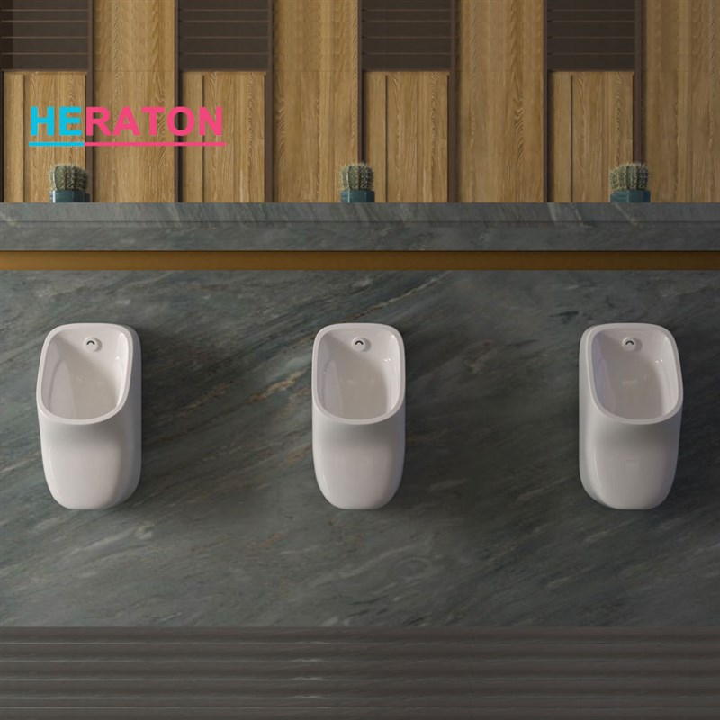 商用挂墙式落地式立式小便池一体感应H陶瓷男士小便斗家用小便器