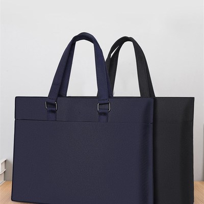 公文包男士包文件包定制qLogo会议包律师信息包商务手袋男士防水