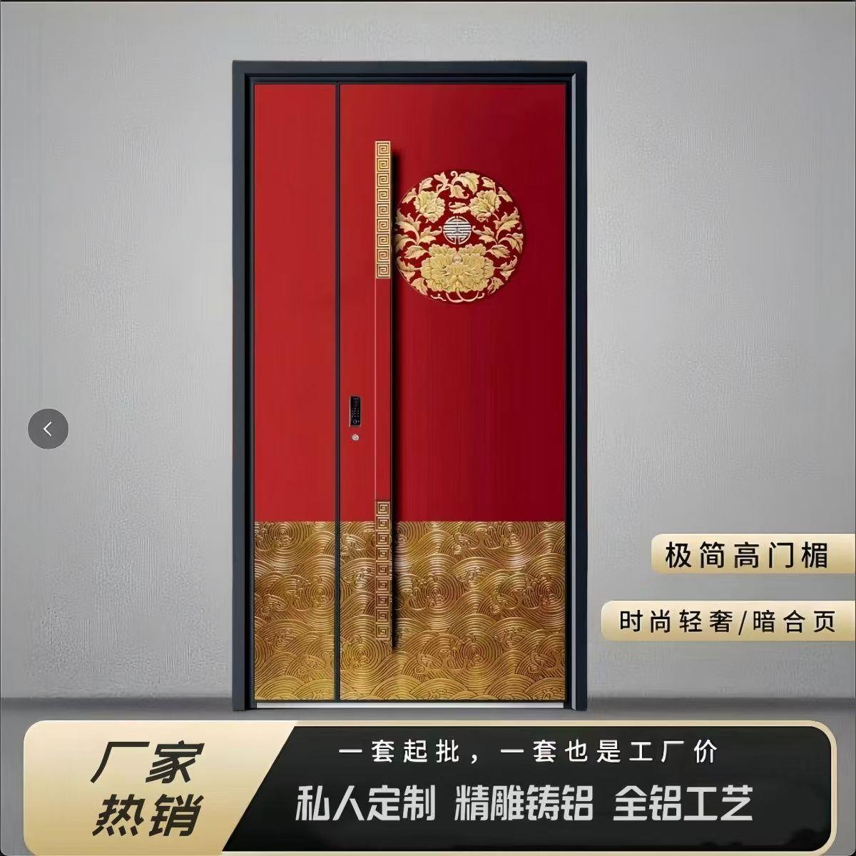 2025新款精雕铸铝门新中