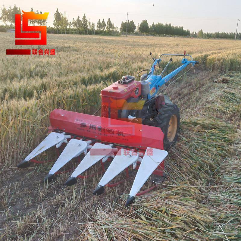 汽油自走式稻麦收割机 大麦辣椒牧草苜蓿割晒机