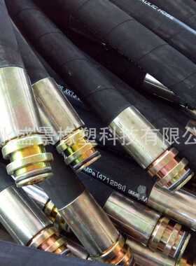 32压钢丝管 K型黑色橡胶压胶管 钢丝编织灌浆胶管软管