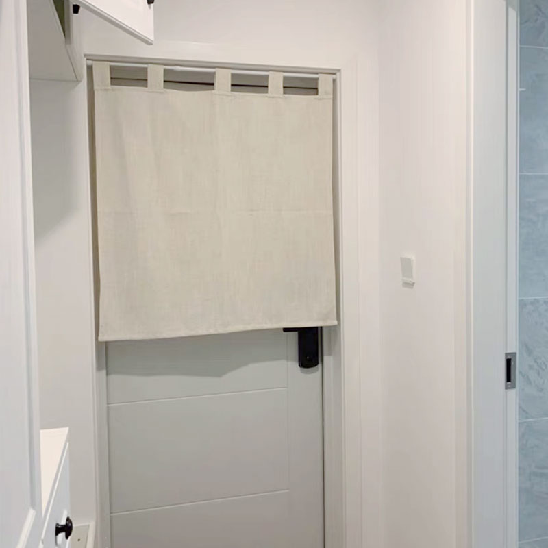 定制日式布艺门帘隔断帘s卧室隐私半帘家用过道免打孔挂帘遮挡挂