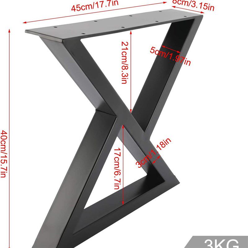 铁艺桌腿餐厅桌子支架 金属吧台腿办公桌腿支撑架吧台脚