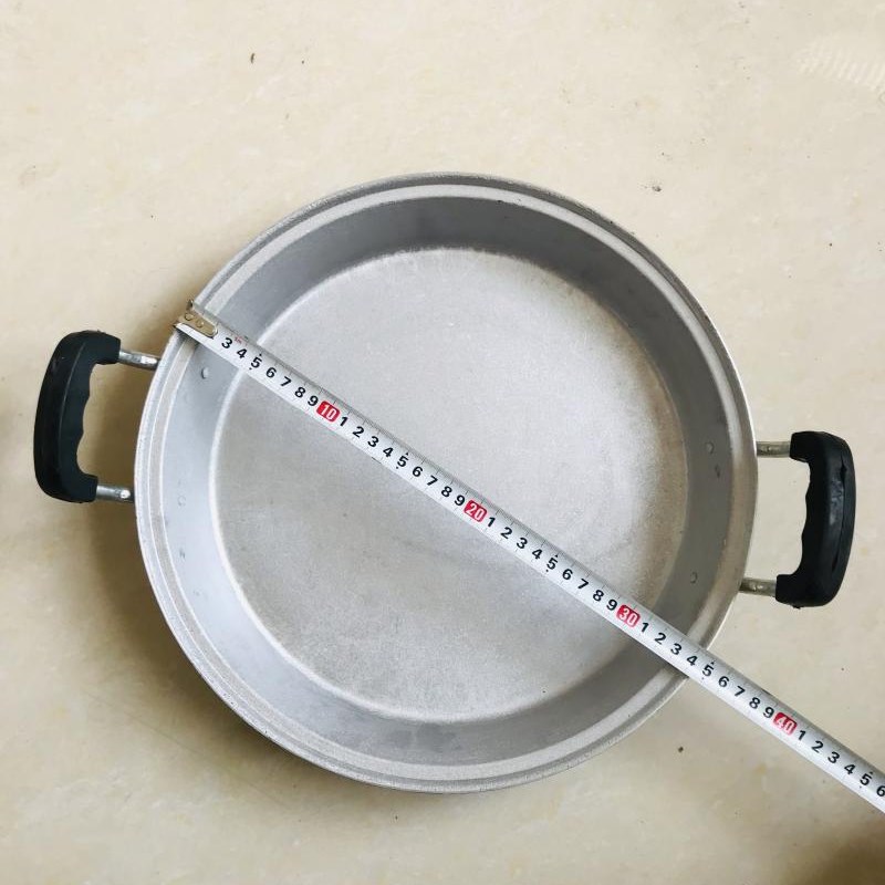 铝锅老式家用加厚纯手工铸铝煎锅吕烙饼锅大号煎包子铝制铝平底锅