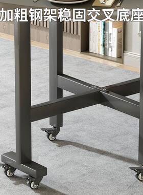 IL新中式餐桌吃GRL-HBSP饭家用出简租房小户现功代约折叠多能带转