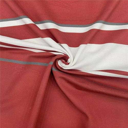 架厂家直销织面料男针装T恤衫涤色棉SQ7375织间条柔软网眼珠地提