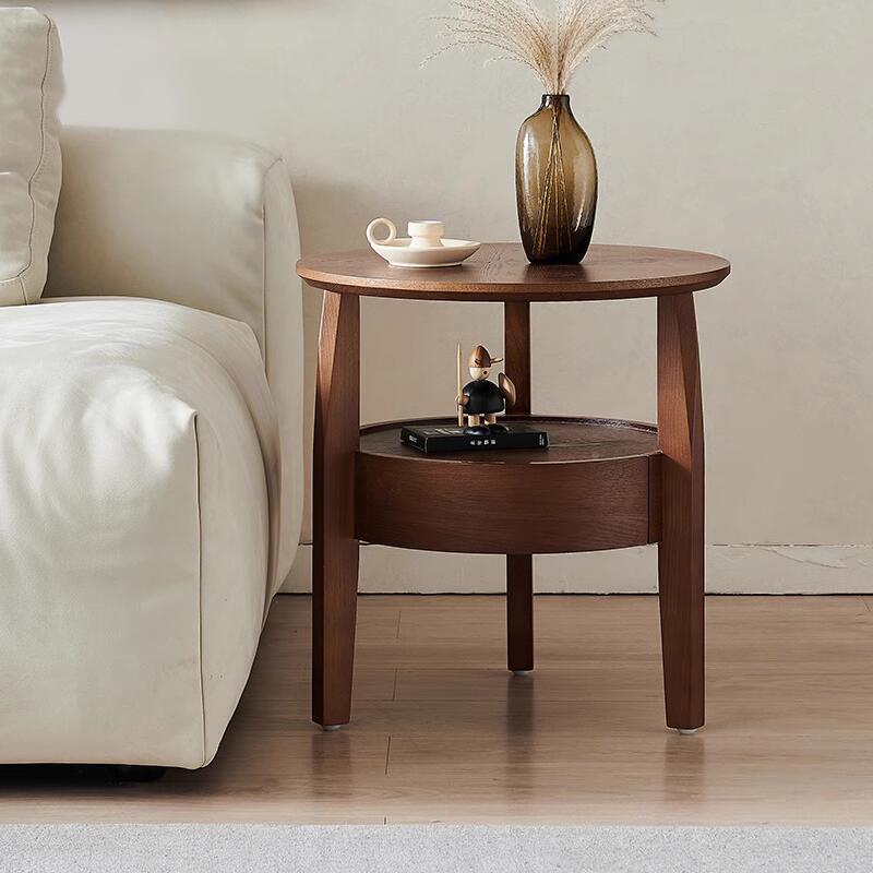 实木床头床中古卧室头柜替-代品床头置柜物小架小边几桌子