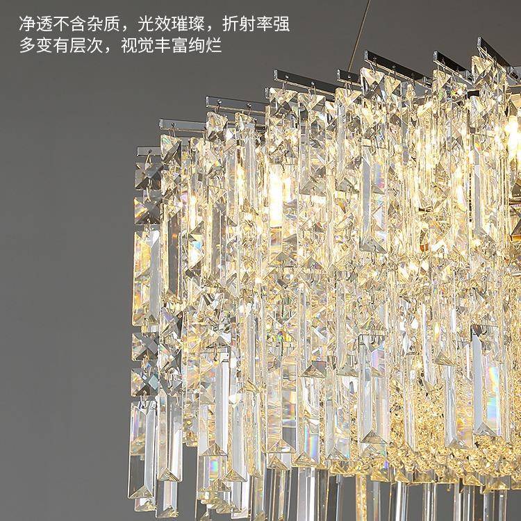 轻奢水晶灯客厅卧室餐厅约现代简别墅豪华大气水家223晶吊灯具用